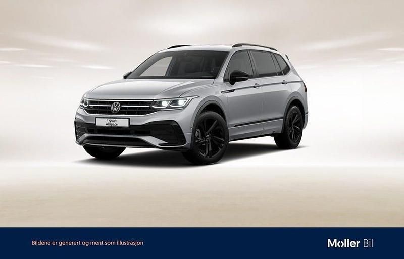 Silver Begagnad 2024 VW Tiguan Allspace R-line SUV | 439 900 kr (Lite dyr) - Bild 1/4