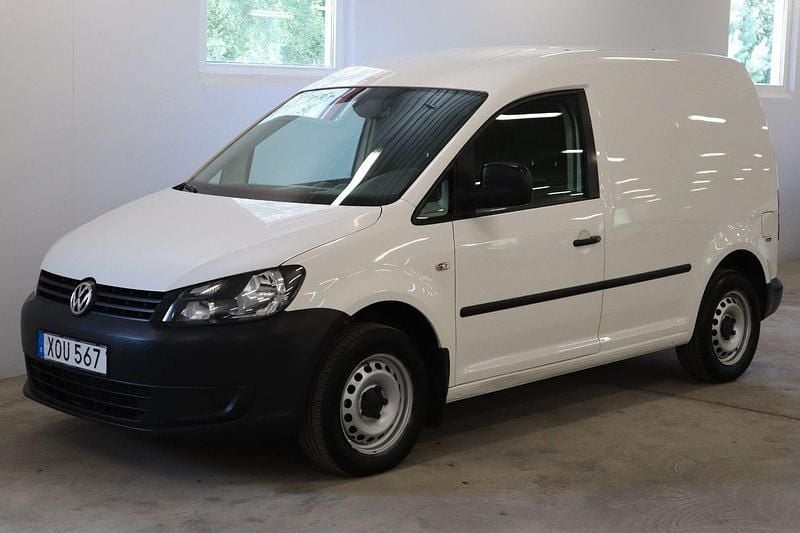 Vit Begagnad 2015 VW Caddy Minibuss | 59 900 kr (Bra pris) - Bild 1/4