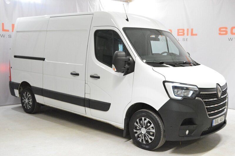Vit Begagnad 2022 Renault Master Van | 229 900 kr (Bra pris) - Bild 1/4