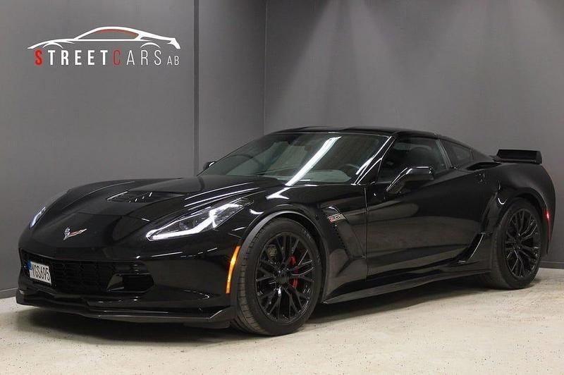 Svart Begagnad 2016 Chevrolet Corvette C7 Sportkupé | 1 020 000 kr - Bild 1/4
