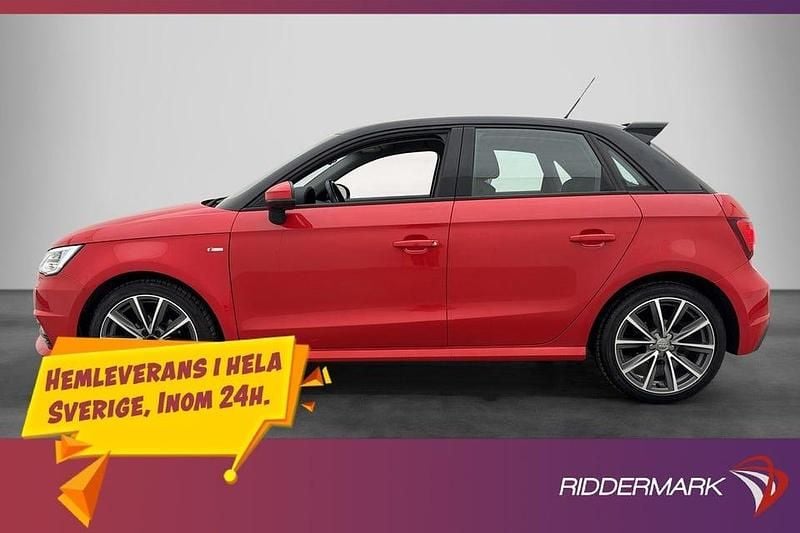 Begagnad Audi A1 S-Line 95 HK (69 kW) 2016 Röd Halvkombi