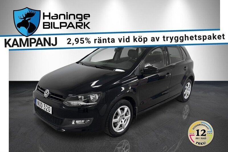 Svart Begagnad 2011 VW Polo Halvkombi | 74 900 kr (Marknadspris) - Bild 1/2