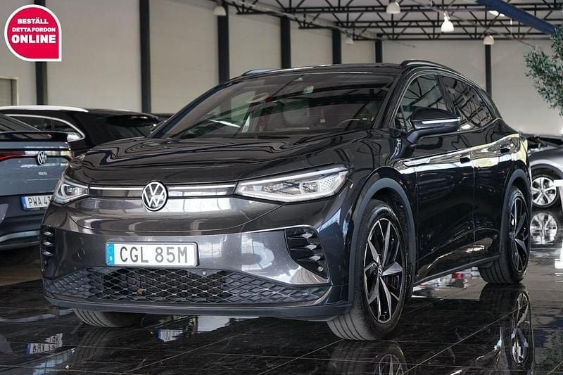 Mörkgrå Begagnad 2022 VW ID.4 GTX SUV | 299 500 kr - Bild 1/4