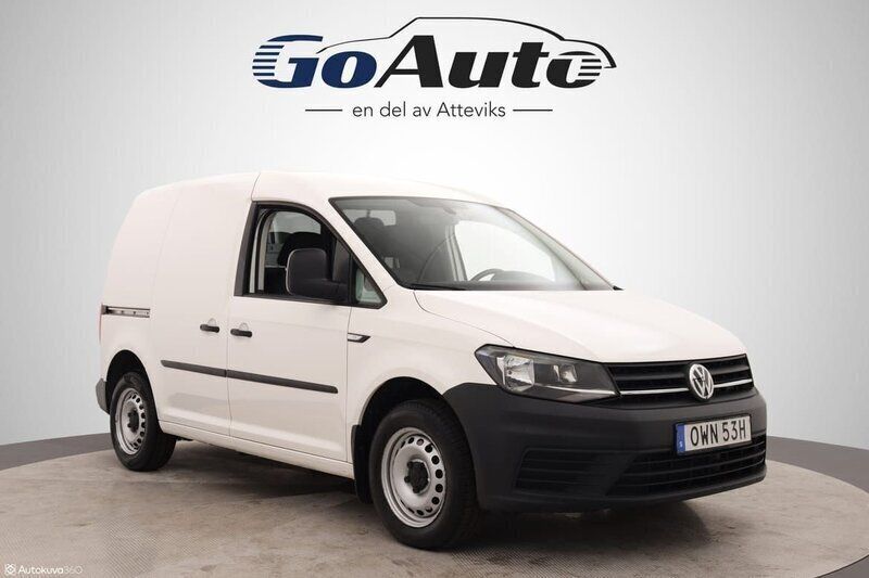 Vit Begagnad 2019 VW Caddy Minibuss | 168 500 kr (Lite dyr) - Bild 1/4
