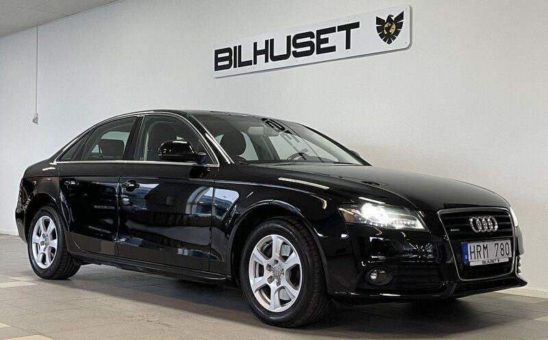 Svart Begagnad 2008 Audi A4 Sedan | 129 900 kr - Bild 1/4