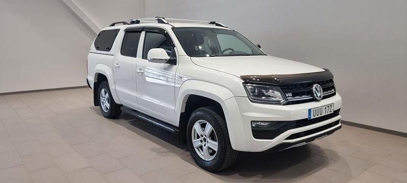 Vit Begagnad 2020 VW Amarok Comfortline Pickup | 419 000 kr (Dyr) - Bild 1/4