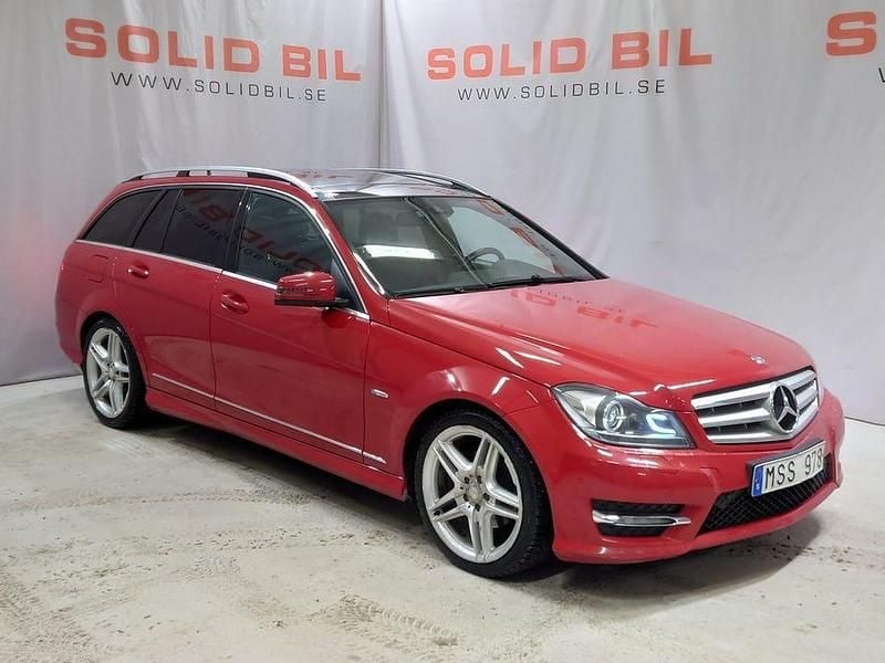 Ljusröd Begagnad 2012 Mercedes C220 AMG Kombi | 99 000 kr (Bra pris) - Bild 1/4