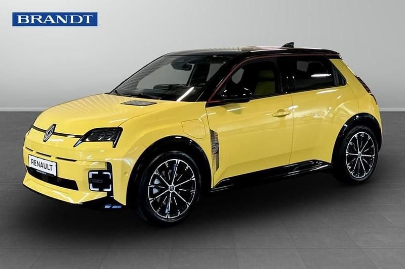 Gul Ny 2025 Renault 5 E-Tech Iconic Halvkombi | 389 900 kr - Bild 1/4