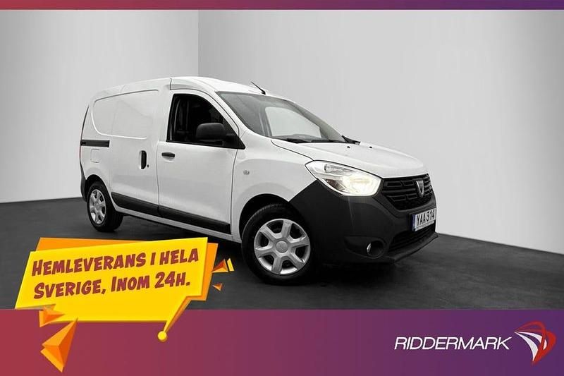 Vit Begagnad 2021 Dacia Dokker Van | 92 700 kr - Bild 1/3