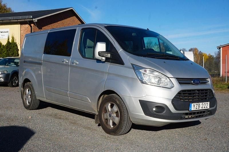 Grå Begagnad 2018 Ford Transit Custom Van | 169 900 kr (Marknadspris) - Bild 1/4
