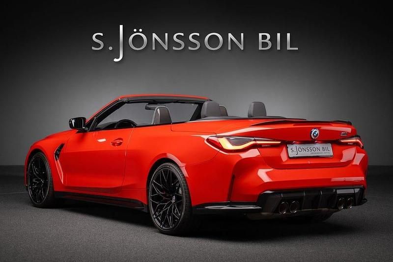 Begagnad BMW M4 Cabriolet Competition Edition 510 HK (375 kW) 2022 Röd Cab