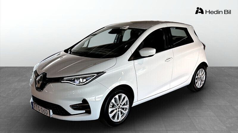 Vit Begagnad 2021 Renault Zoe Zen Halvkombi | 204 900 kr (Lite dyr) - Bild 1/4