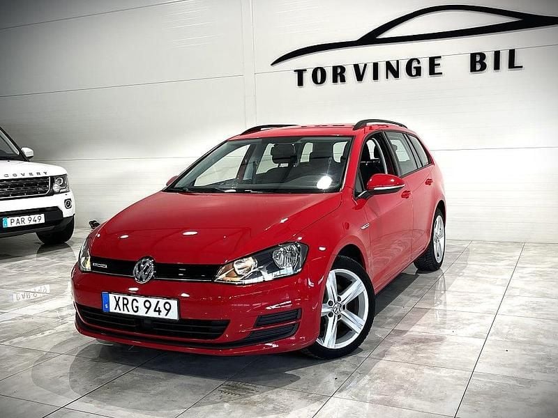 Röd Begagnad 2015 VW Golf VII Kombi | 99 000 kr (Marknadspris) - Bild 1/4