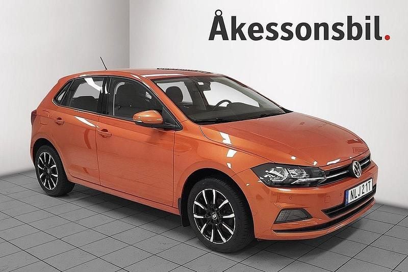 Orange Begagnad 2020 VW Polo Kombi | 139 900 kr - Bild 1/4