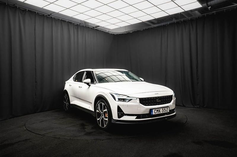 Begagnad Polestar 2 Performance 300 kW (408 HK) 2020 Vit Halvkombi