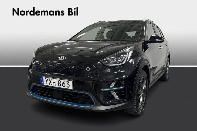 Svart Begagnad 2018 Kia e-Niro 2 SUV | 218 800 kr (Marknadspris) - Bild 1/4