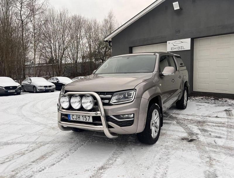 Brun Begagnad 2018 VW Amarok Pickup | 310 000 kr (Bra pris) - Bild 1/4