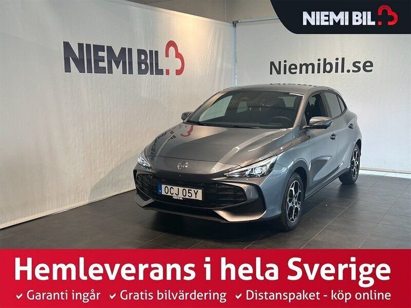 Grå Ny 2024 MG MG3 Luxury Halvkombi | 269 990 kr (Marknadspris) - Bild 1/4