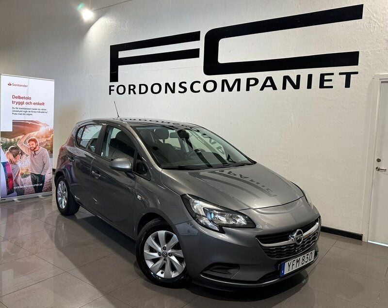Grå Begagnad 2016 Opel Corsa Enjoy Halvkombi | 69 900 kr (Marknadspris) - Bild 1/4