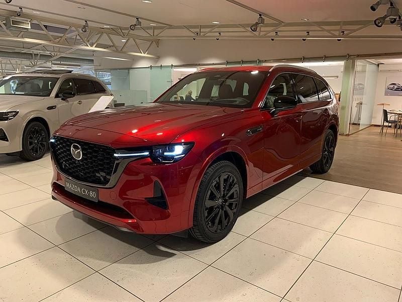 Begagnad Mazda CX-80 Homura-Line 192 HK (141 kW) 2024 Röd SUV