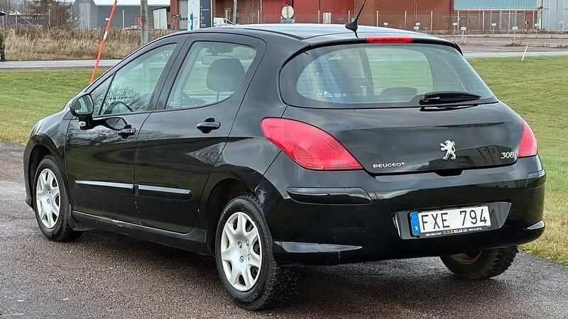 Begagnad Peugeot 308 109 HK (80 kW) 2009 Svart Halvkombi