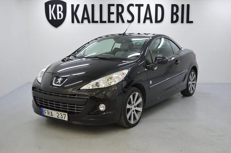 Svart Begagnad 2012 Peugeot 207 CC Cab | 69 900 kr (Marknadspris) - Bild 1/4
