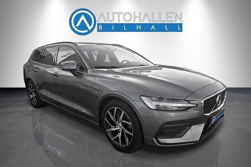 Grå Begagnad 2019 Volvo V60 Momentum Kombi | 242 000 kr (Marknadspris) - Bild 1/4