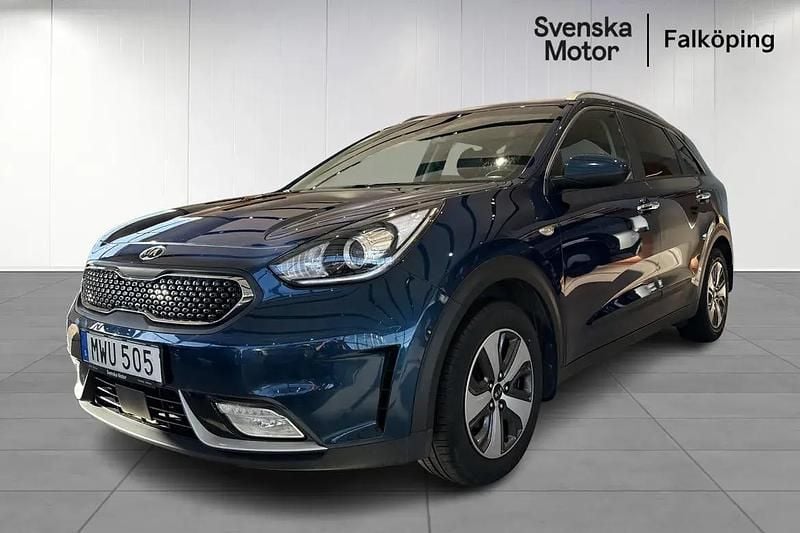 Blå Begagnad 2016 Kia Niro Advance SUV | 169 200 kr (Marknadspris) - Bild 1/4