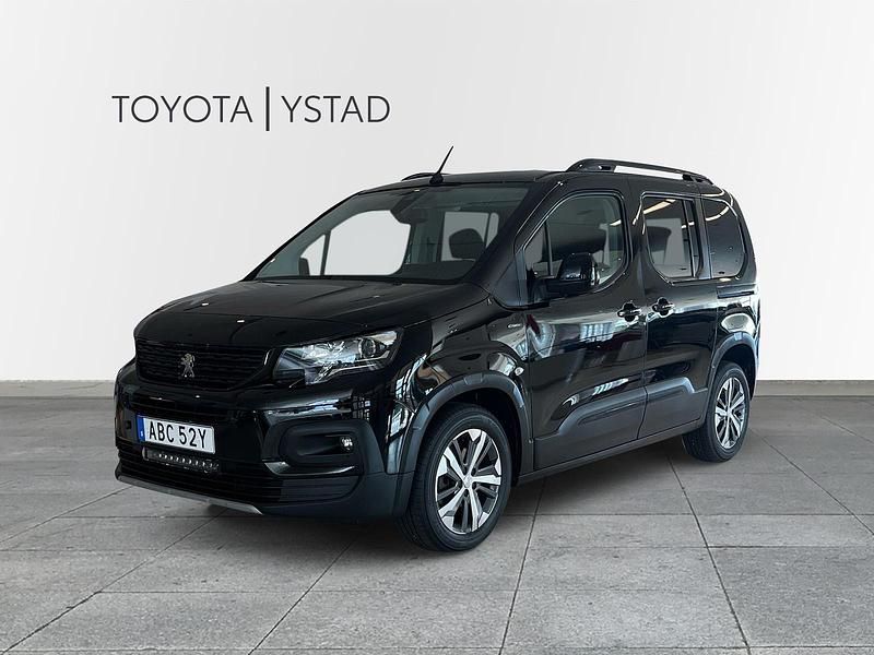 Svart Begagnad 2020 Peugeot Rifter GT-line Minibuss | 224 000 kr (Dyr) - Bild 1/4