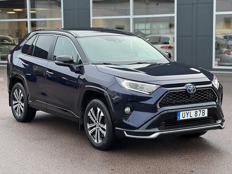 Begagnad Toyota RAV4 Hybrid Premium 185 HK (136 kW) 2020 Blå SUV