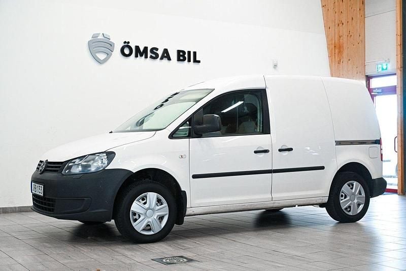 Vit Begagnad 2011 VW Caddy Minibuss | 48 800 kr (Marknadspris) - Bild 1/4