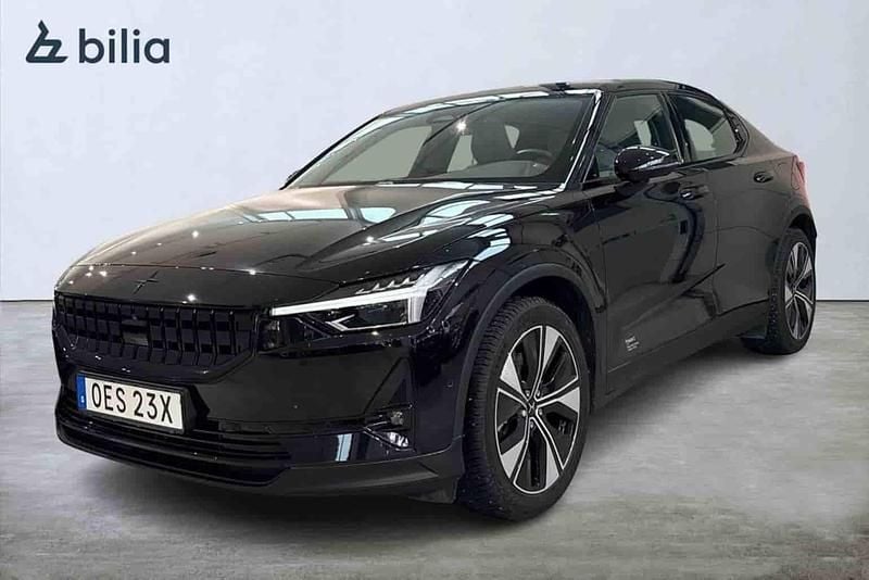 Begagnad Polestar 2 Long Range Single Motor 219 kW (299 HK) 2023 Svart Halvkombi