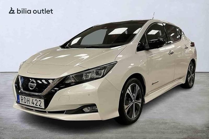 Vit Begagnad 2019 Nissan Leaf Halvkombi | 139 800 kr - Bild 1/1