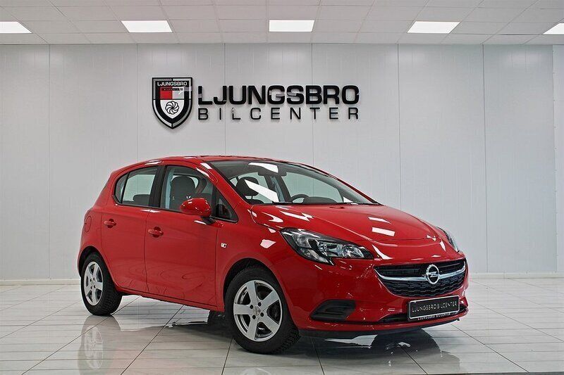 Röd Begagnad 2017 Opel Corsa Enjoy Halvkombi | 104 900 kr (Lite dyr) - Bild 1/3