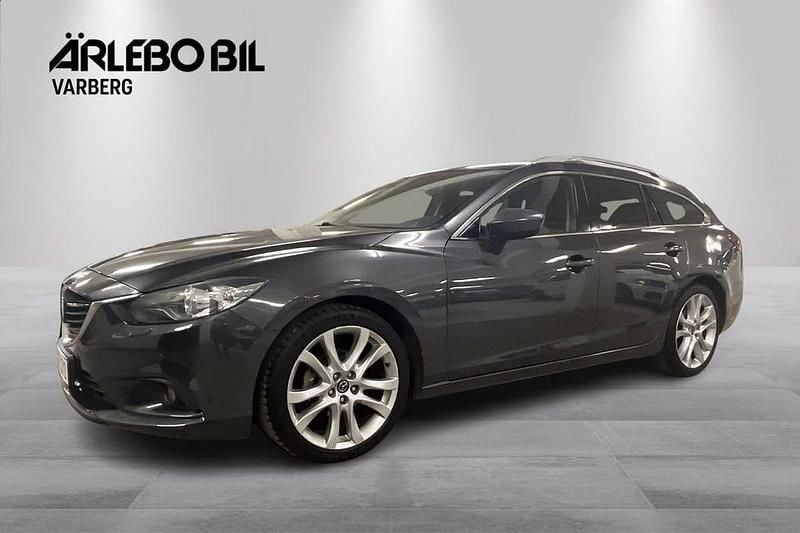 Grå Begagnad 2014 Mazda 6 Optimum Kombi | 109 900 kr (Bra pris) - Bild 1/4