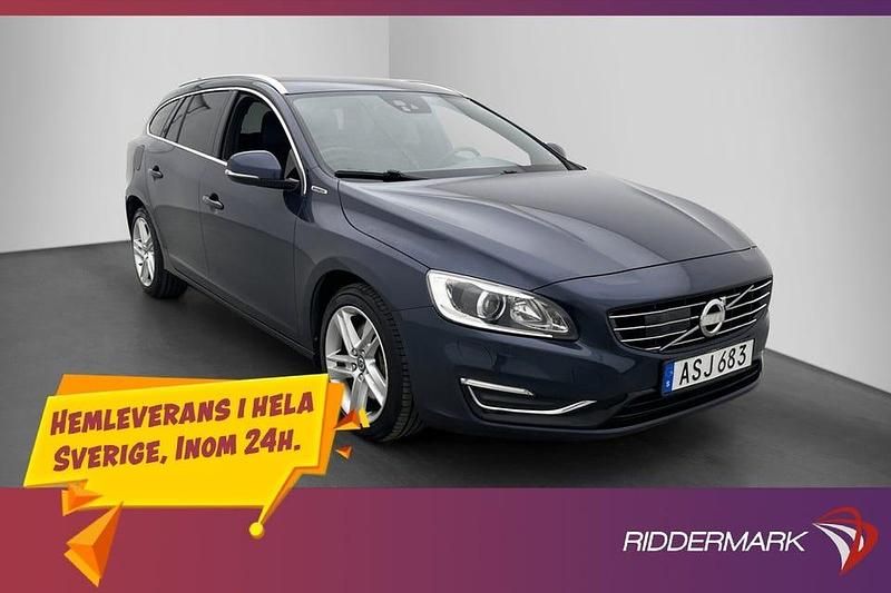 Blå Begagnad 2014 Volvo V60 Summum Kombi | 149 800 kr (Marknadspris) - Bild 1/3