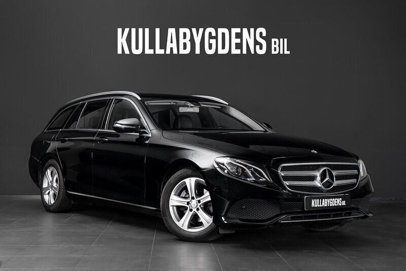 Svart Begagnad 2018 Mercedes E200 Avantgarde Kombi | 169 000 kr (Dyr) - Bild 1/4
