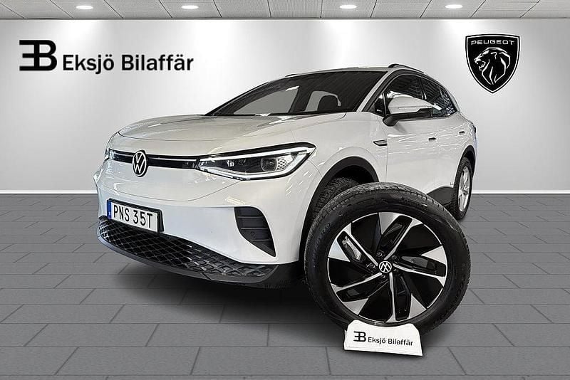 Vit metallic Begagnad 2021 VW ID.4 Pro Performance SUV | 267 500 kr (Marknadspris) - Bild 1/4
