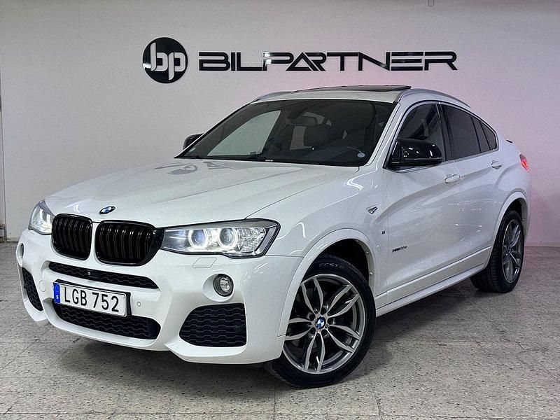 Vit Begagnad 2015 BMW X4 M Sport SUV | 239 900 kr (Marknadspris) - Bild 1/4