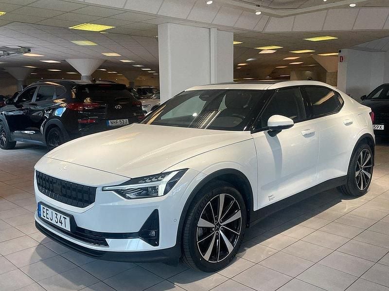 Vit Begagnad 2021 Polestar 2 Pilot Sedan | 279 900 kr (Marknadspris) - Bild 1/4