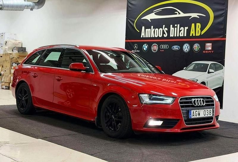 Röd Begagnad 2012 Audi A4 S-Line Kombi | 79 900 kr (Marknadspris) - Bild 1/4