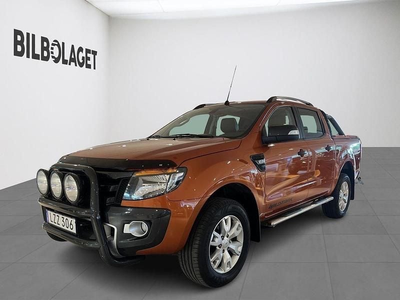 Orange Begagnad 2016 Ford Ranger Wildtrack Pickup | 198 800 kr - Bild 1/4