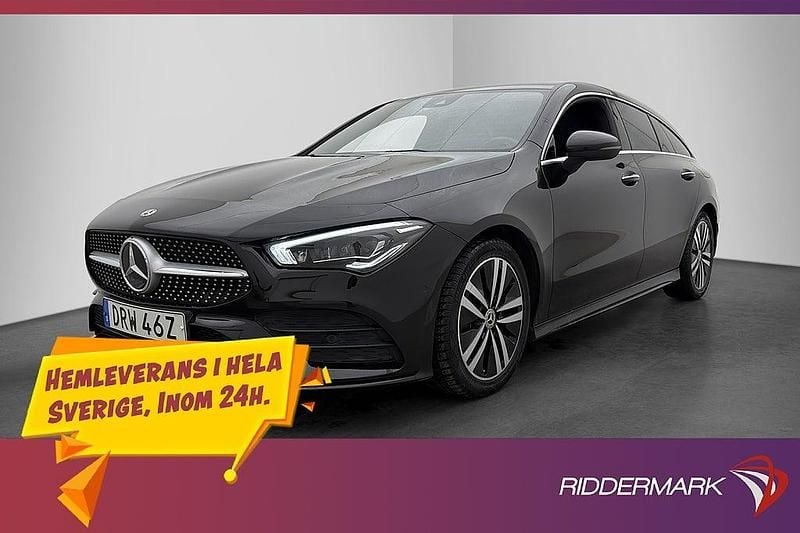 Svart Begagnad 2021 Mercedes CLA200 Shooting Brake Kombi | 309 800 kr - Bild 1/3