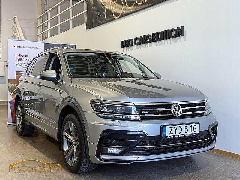 Begagnad VW Tiguan Allspace R-line 200 HK (147 kW) 2020 Silver SUV