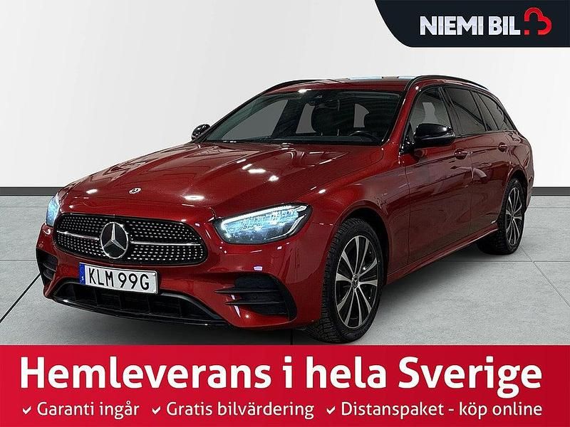 Röd Begagnad 2021 Mercedes E300 AMG line Kombi | 339 900 kr (Marknadspris) - Bild 1/3