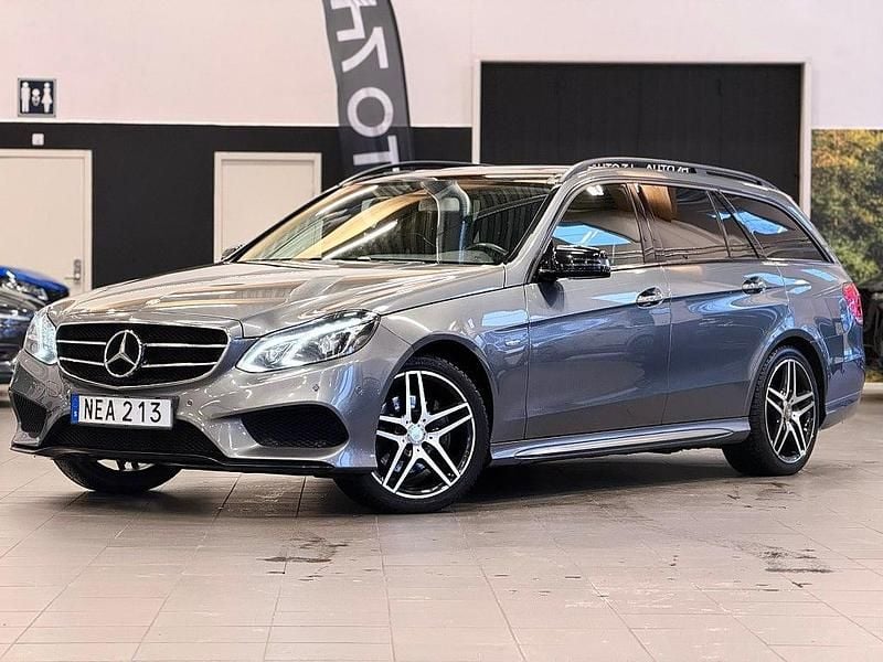 Begagnad Mercedes E220 AMG 170 HK (125 kW) 2016 Grå Kombi