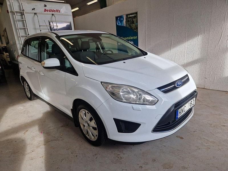 Vit Begagnad 2013 Ford Grand C-Max Trend Minibuss | 99 800 kr - Bild 1/4
