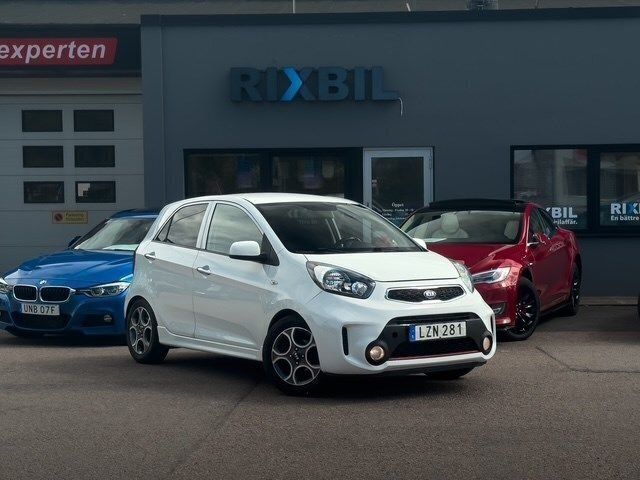 Vit Begagnad 2016 Kia Picanto Halvkombi | 52 900 kr (Marknadspris) - Bild 1/4