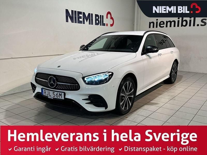 Vit Begagnad 2022 Mercedes E300 AMG Kombi | 454 900 kr - Bild 1/3