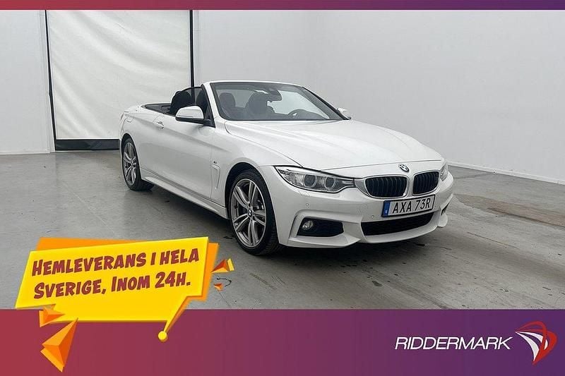 Vit Begagnad 2017 BMW 440 M Sport Cab | 379 800 kr (Marknadspris) - Bild 1/3